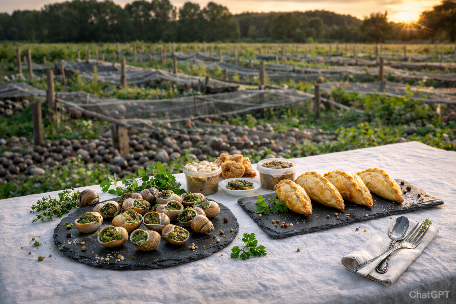 Sraigių degustacija